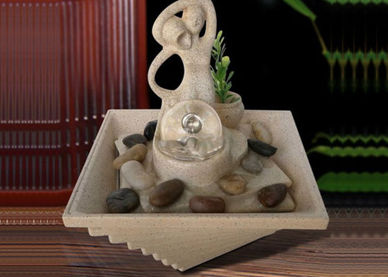 China Hand - gemaakt tot Dame Glass Ball Indoor Waterfall Fontein leverancier