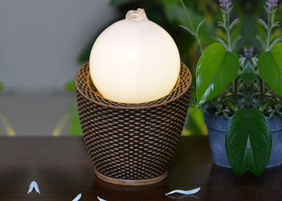 China De vlotte Fontein van de Desktopwaterval met Geleide Lichten leverancier