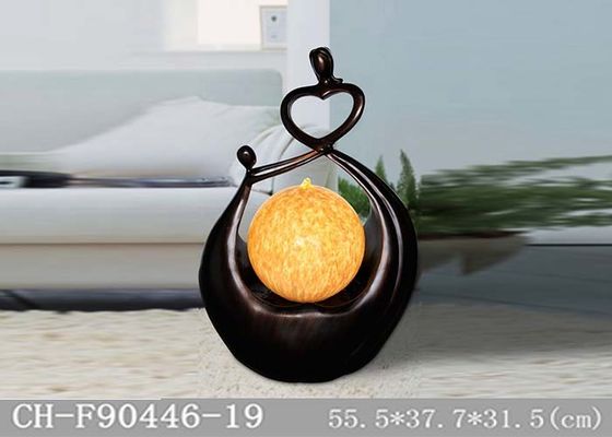 China Glasvezel Geleide Lichte Binnenwaterfontein met Verlichtingsbal leverancier