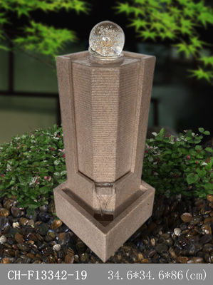 Het Zandsteen Openluchtfonteinen &amp; Watervallen van de glasbal leverancier
