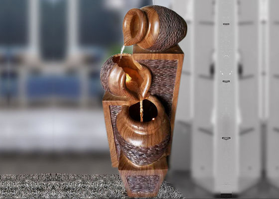 De warme Geleide Fontein van het de Tuinwater van Pottenpolyresin leverancier