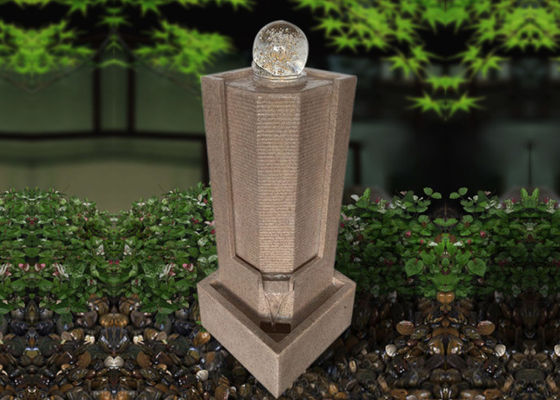 Het Zandsteen Openluchtfonteinen &amp; Watervallen van de glasbal leverancier