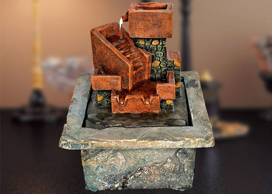 Van de de Stijlfontein van de Polyresin de Rode Baksteen H16.5CM Amerikaanse van het het Tafelblad Kleine Ornament van het het Bureaudecor Creativiteit van het de Giftambacht leverancier