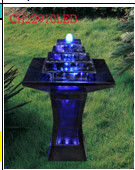 De binnenglasvezel H91cm leidde Licht Waterfontein leverancier